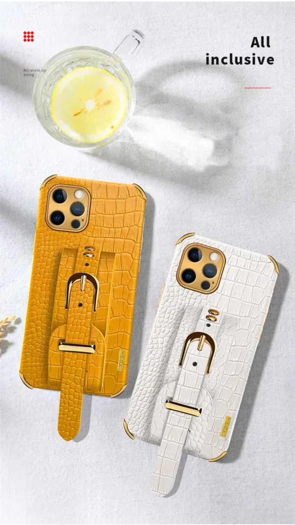 Luxury Soft Anti Drop Wrist Leather Phone Case For Iphone 12 13 14 15 16 PRO MAX Samsung S25 S22 S23 S24 FE Ultra Plus Note 20