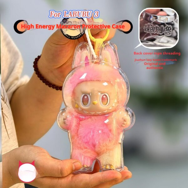 Labubu Transparent Protective Shell Pendant Dust Cover