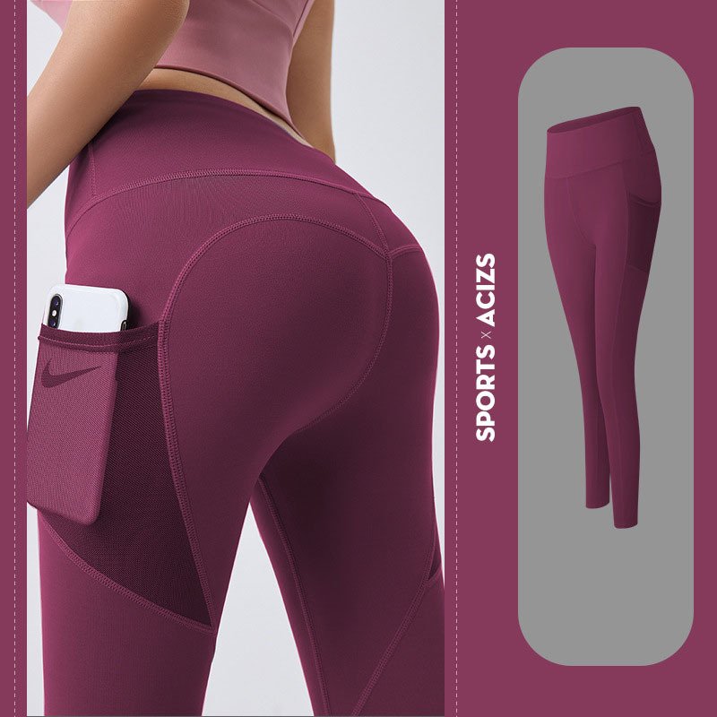High-Waist Yoga Leggings for Women – Tummy Control, Pockets, Perfect for Gym, Jogging & Fitness - Image 3