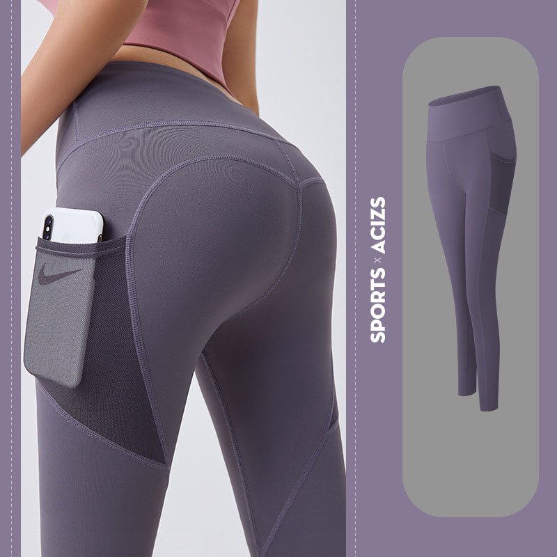 High-Waist Yoga Leggings for Women – Tummy Control, Pockets, Perfect for Gym, Jogging & Fitness