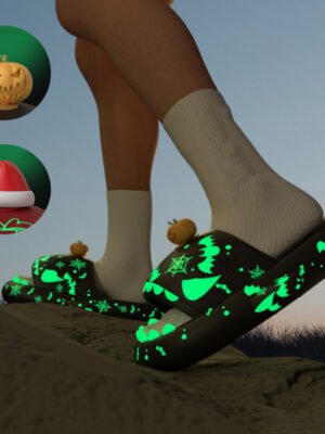 Limited Edition Shark House Slippers – Luminous Comfort for the Holidays